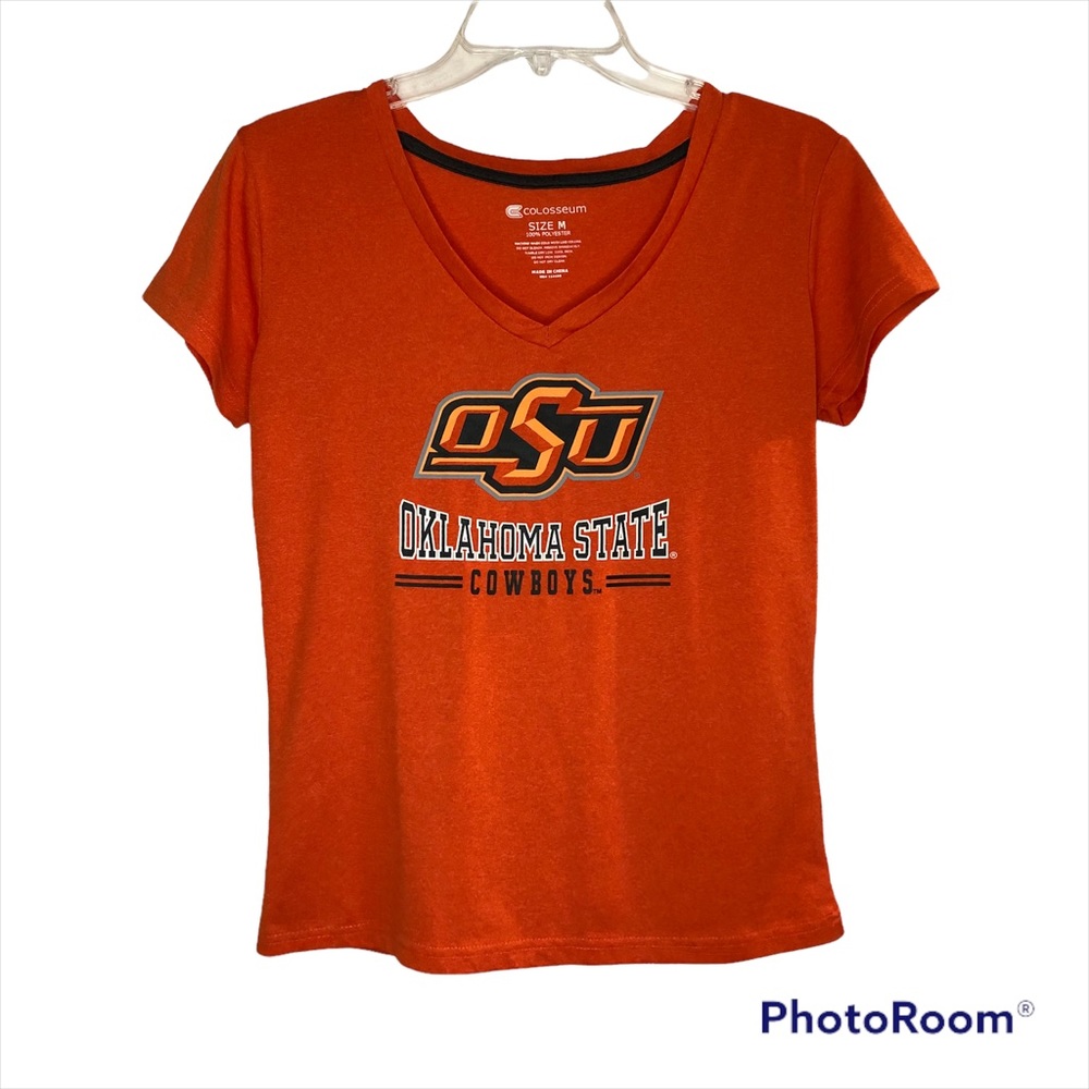 Oklahoma State University orange shirt - size Medium